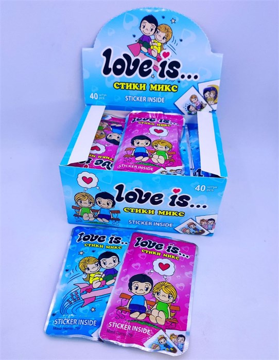 Мягкая карамель "LOVE IS", 7 гр. 40 шт. уп. (МТ) 02734