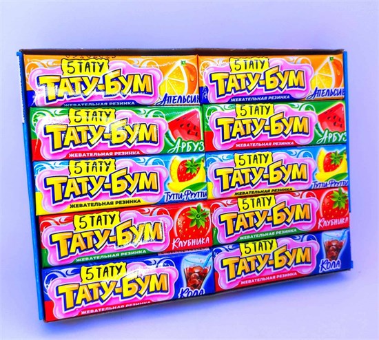 Жевательная резинка "Тату Бум" 12.5 гр. 20 шт. уп. 00008