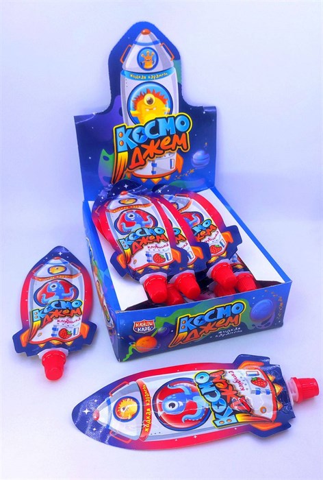 Жидкая карамель "Космо джем" ассорти 20гр*30шт* 00281