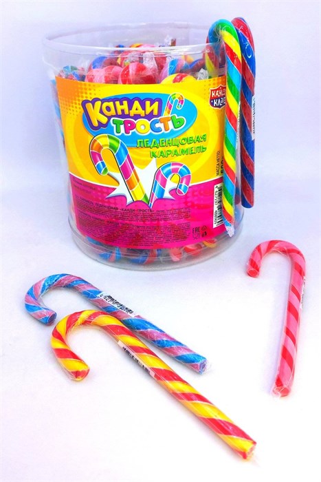 Карамель леденцовая "Канди Трость" 10 гр. 60 шт. уп. 00191
