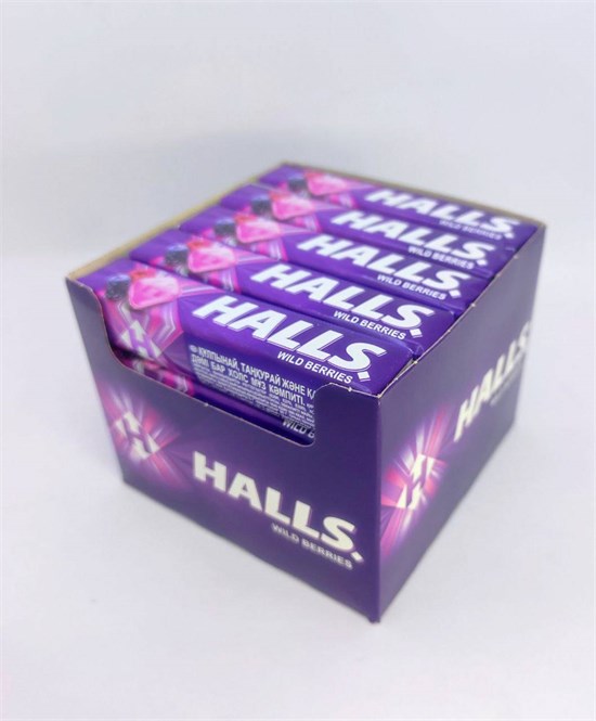 Леденцы "HALLS Малина/Черника" 25.2 гр. 20 шт. уп. 02930