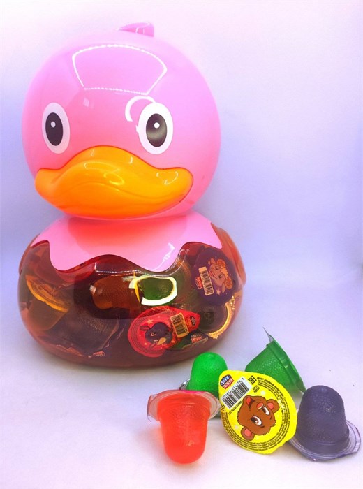 Десерт желейный "Канди клаб" ассорти (с изображением уточки) 13гр*100шт* 02045