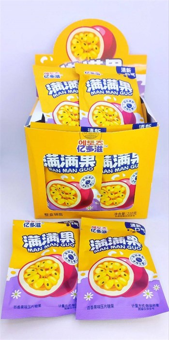 Жевательная конфета "Man Man Guo" 7 гр. 30 шт. уп. 02885