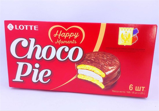 "Lotte Choco Pie" сред. 168 гр. 02628