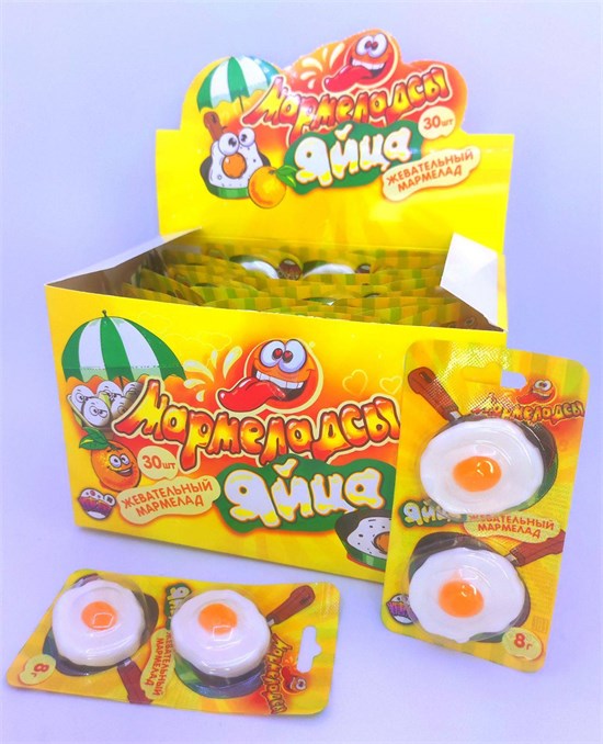 Мармелад жевательный «Мармеладсы ЯЙЦА», 8 гр. 30 шт. уп. 01138