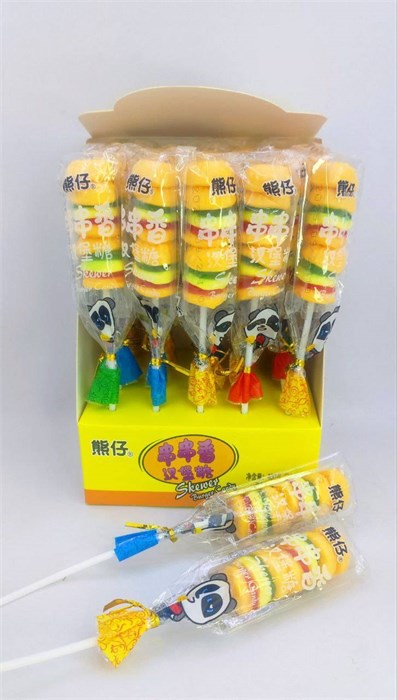 Мармелад BEAR BOY ГАМБУРГЕР, ПАНДА вкус ФРУКТОВЫЙ МИКС 20 гр. 20 шт. уп. (1951) 01405