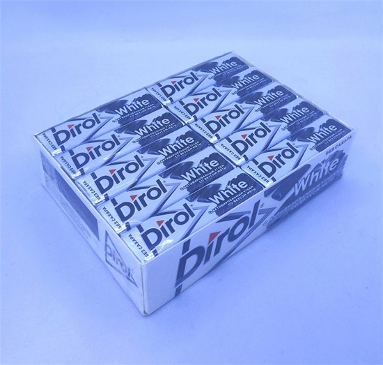 Жевательная резинка "Dirol" White Уголь 13.6 гр. 30 шт. уп. 01493