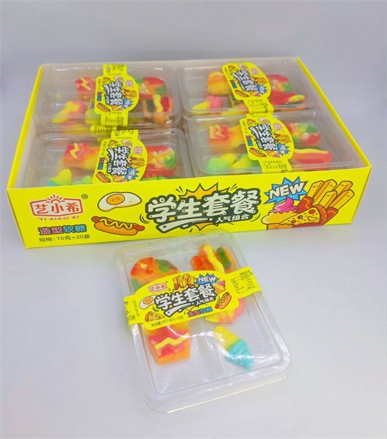 Мармелад "YI XIAO XI" ФАС-ФУД вкус ФРУКТОВЫЙ МИКС 16 гр. 20 шт. уп. (0612) 02901