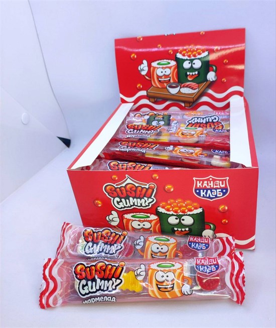 Мармелад "Sushi Gummy" 12 гр. 30 шт. уп 02939