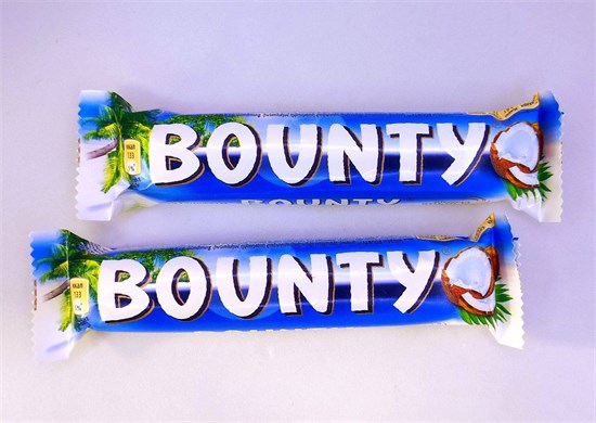 Шоколадный батончик "Bounty" 55 гр. 32 шт. уп. 01709