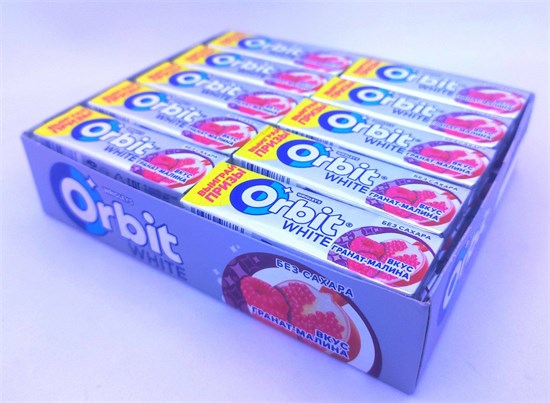 Жевательная резинка "Orbit Гранат - малина" 30 шт. 13.6гр 01943