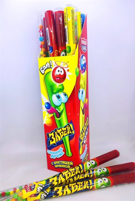 Сахарное драже с хрустящей начинкой "Забей!" 13 гр. 20 шт. уп. 01457