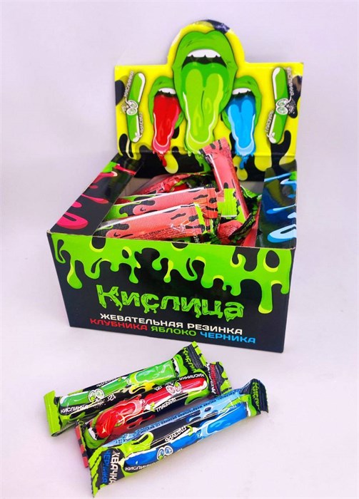 Жевательная резинка "Кислица" (длинная) 12 гр. 50 шт. уп. 02849
