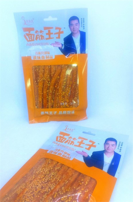 Палочки из соевого мяса пряно острые "Принц"  76 гр. 10 шт. уп. (1250) оранж 02248