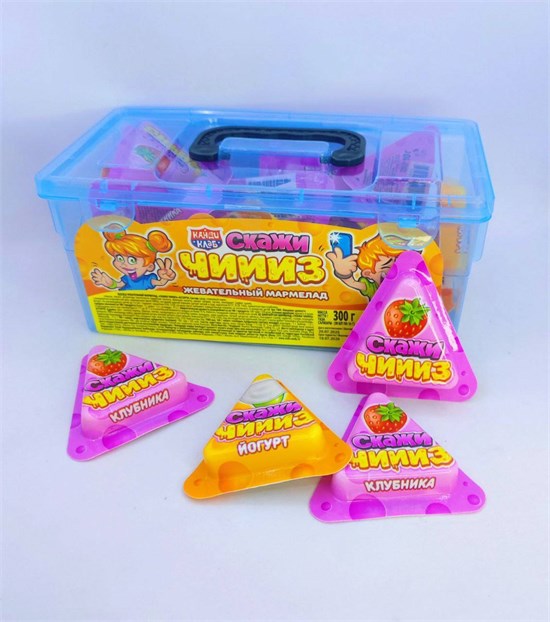 Жевательный мармелад "Скажи Чиииз" ассорти 10 гр. 30 шт. уп. 02917