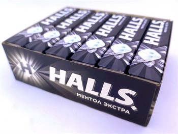 Леденцы "Halls Ментол экстра" 24.5 гр. 12 шт. уп. 00271