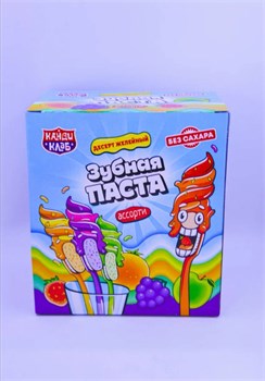 Желе в тубе "Зубная паста" ассорти  55 гр. 30 шт. уп 00173