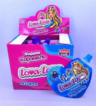 Жидкая карамель "Lova-Lova" ассорти 20 гр. 30 шт. уп 01351