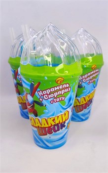"Сладкий Шейк" для мальчиков Карамель 12 гр. + игрушка + тату 9 шт. уп. 02812