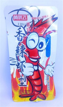 Вегетарианский снек "Huang Pen" со вкусом креветки острые 20 гр. 30 шт. уп. (7522) 02322