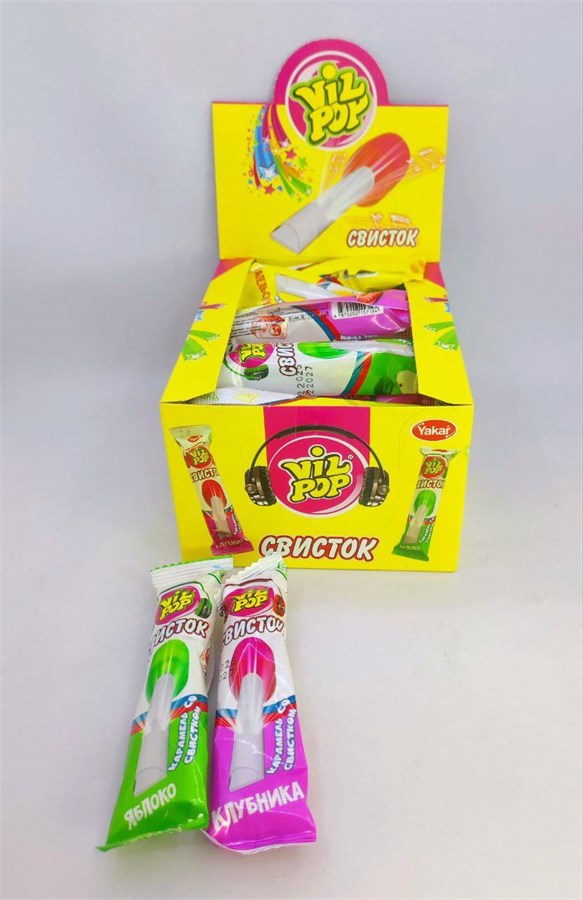 Карамель на палочке "Vil Pop Music" 13 гр. 30 шт. уп 02996