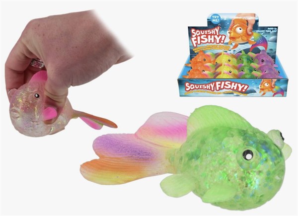 Антистресс Рыбка Цветная с Гелем 12 шт. уп. 02982