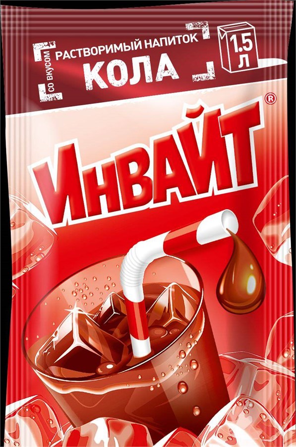 Растворимый напиток "Invite" Кола 12 гр. 24 шт. уп. 00195
