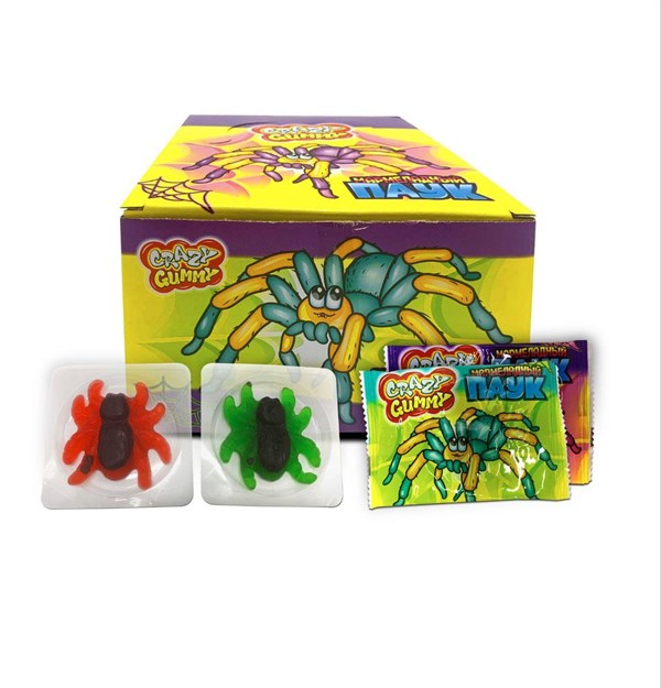 Мармелад «CRAZY GUMMY. Мармеладный паук» 15 гр. 36 шт. уп 00224