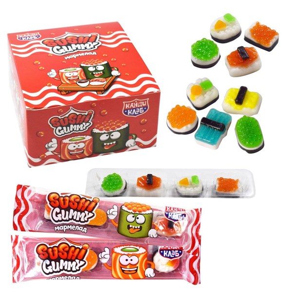 Мармелад "Sushi Gummy" 12 гр. 30 шт. уп 02939