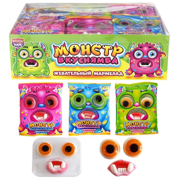 Жевательный мармелад "Монстр Вкуснямба" 8 гр. 30 шт. уп. 02342