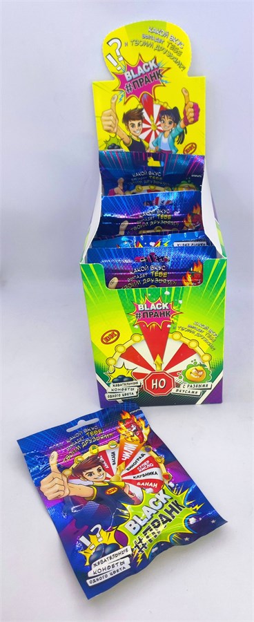 Жевательные конфеты "Black Пранк (Блэк Пранк)" 15 гр. 20 шт. уп. 03060