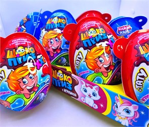 Печенье с шоколадной пастой и игрушкой 