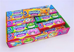 Жевательная резинка в пластинках с татуировками 