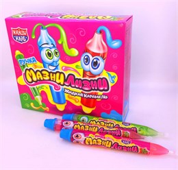 Жидкая карамель «РУЧКА МАЗНИ ЛИЗНИ» ассорти 20 гр. 30 шт. уп 01219