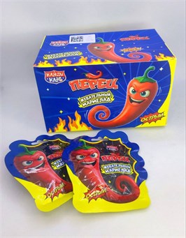 Жевательный мармелад «Crazy Gummy. Перец», вкус сладко-острый 20 гр. 30 шт. уп 03111