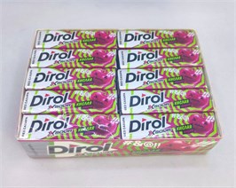 Жевательная резинка "Dirol" Кислая вишня 13.6 гр. 30 шт. уп. 03140
