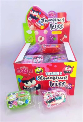 Конфеты ментоловые "Холодный Kiss" в железной банке 9 гр. 30 шт. уп 9785353117832