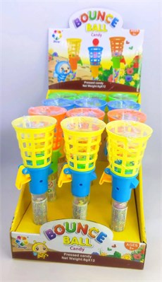 Игрушка с конфетами "РУЧНОЙ БАСКЕТБОЛ", 8 гр. 12 шт. уп (837) 9785353117945