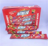 Конфеты жевательные "Sour Candy" Клубника 15 гр. 30 шт. уп. 02970